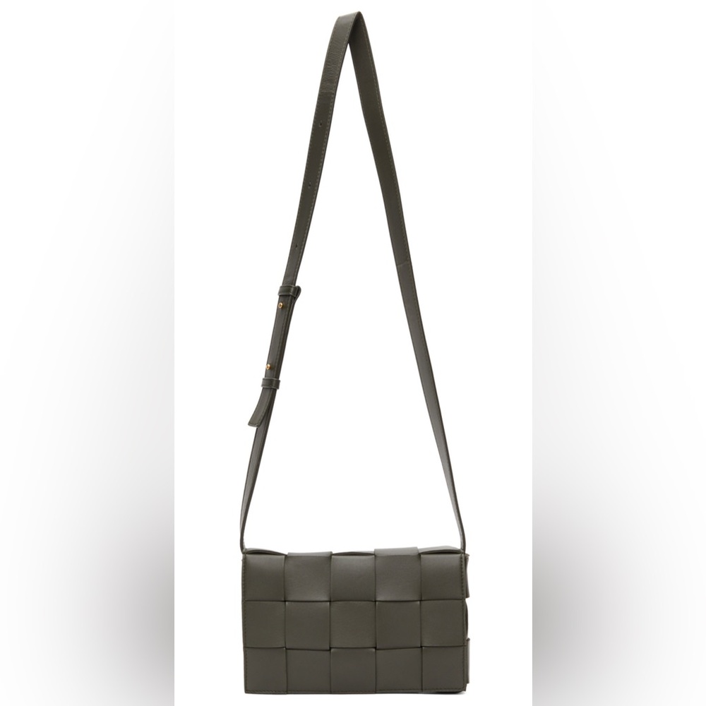 Bottega Veneta Green Intrecciato Cassette Bag
